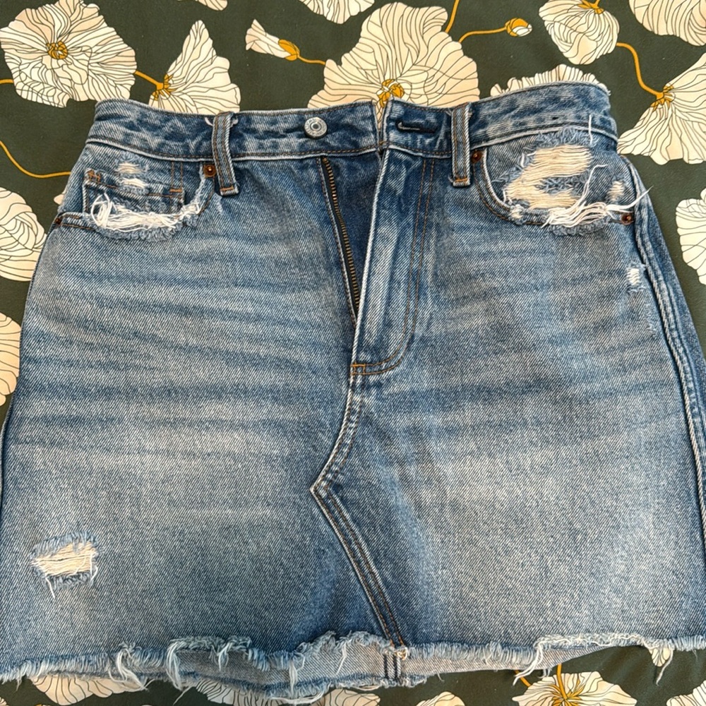 Abercrombie denim mini skirt